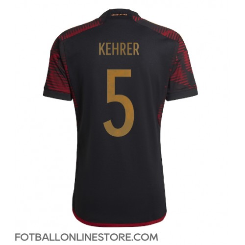 Billige Tyskland Thilo Kehrer #5 Bortetrøye VM 2022 Kortermet